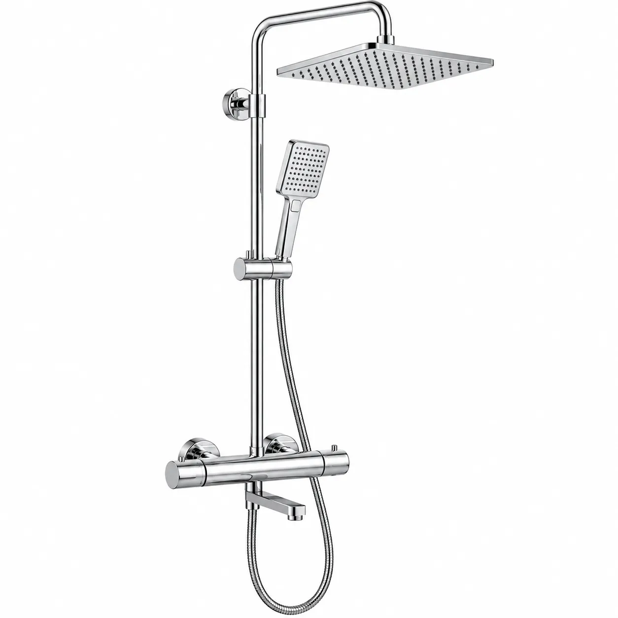 Thermostatic Mixer Shower Systems — Chrome