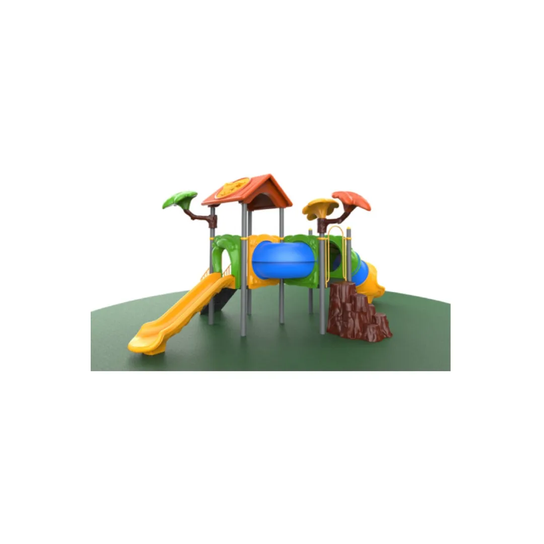 Multi-Slide Playground Structure